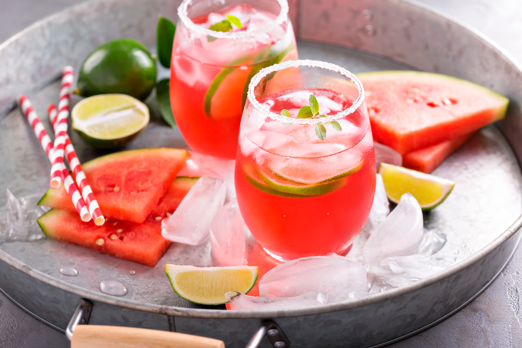 Watermelon and mint Puerto Tonic