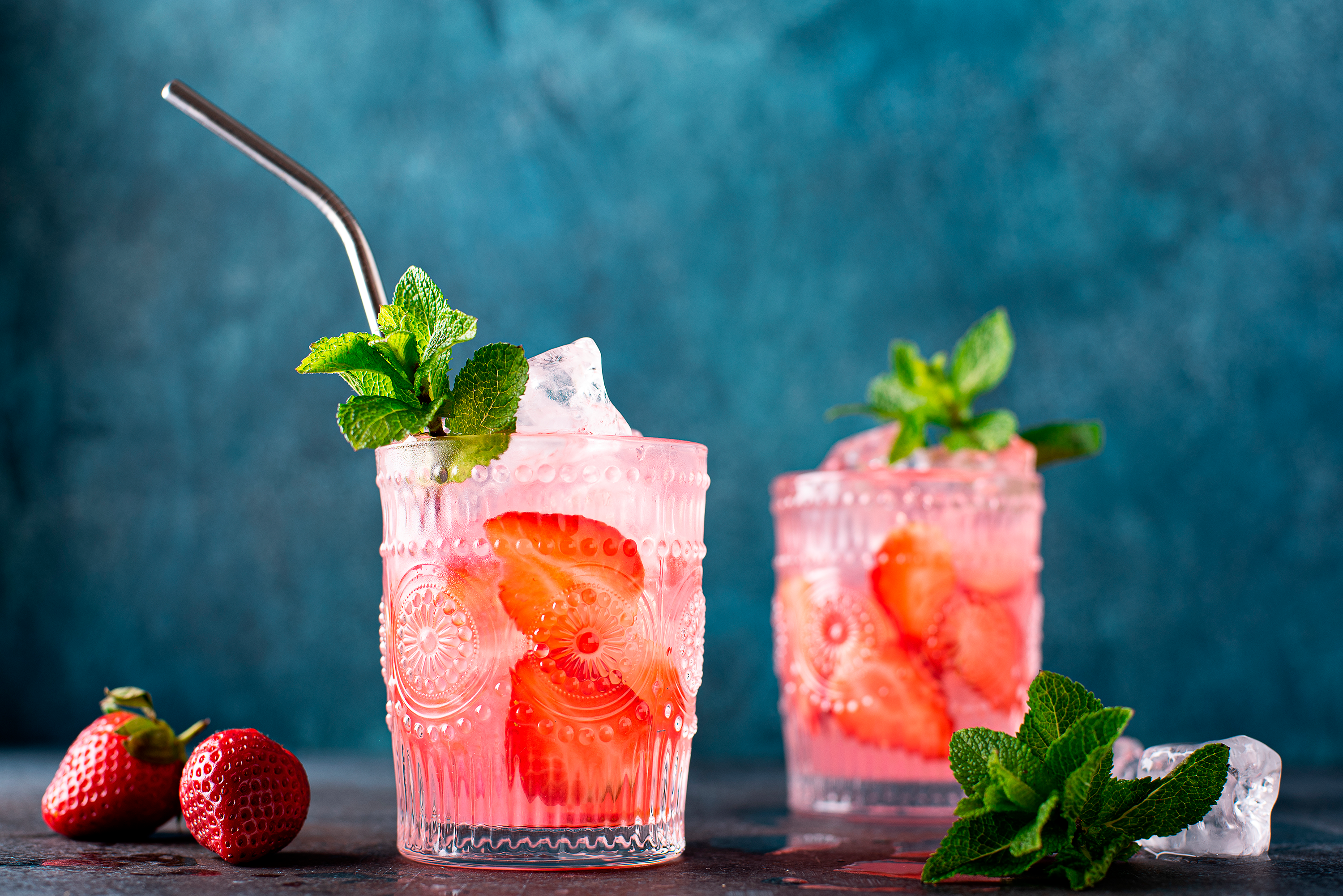 Strawberry Gin Mojito