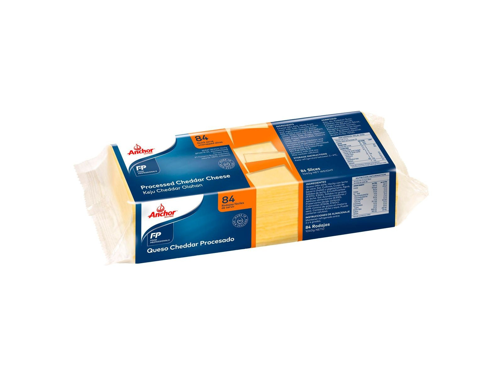 Anchor Queso Cheddar 84 Rebanadas