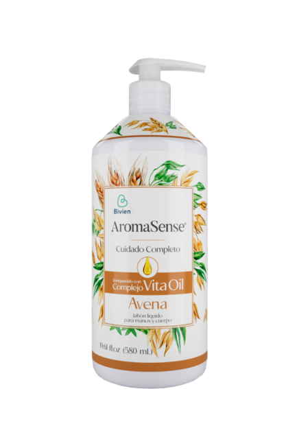Aromasense Jabon Avena Valvula 400 ml