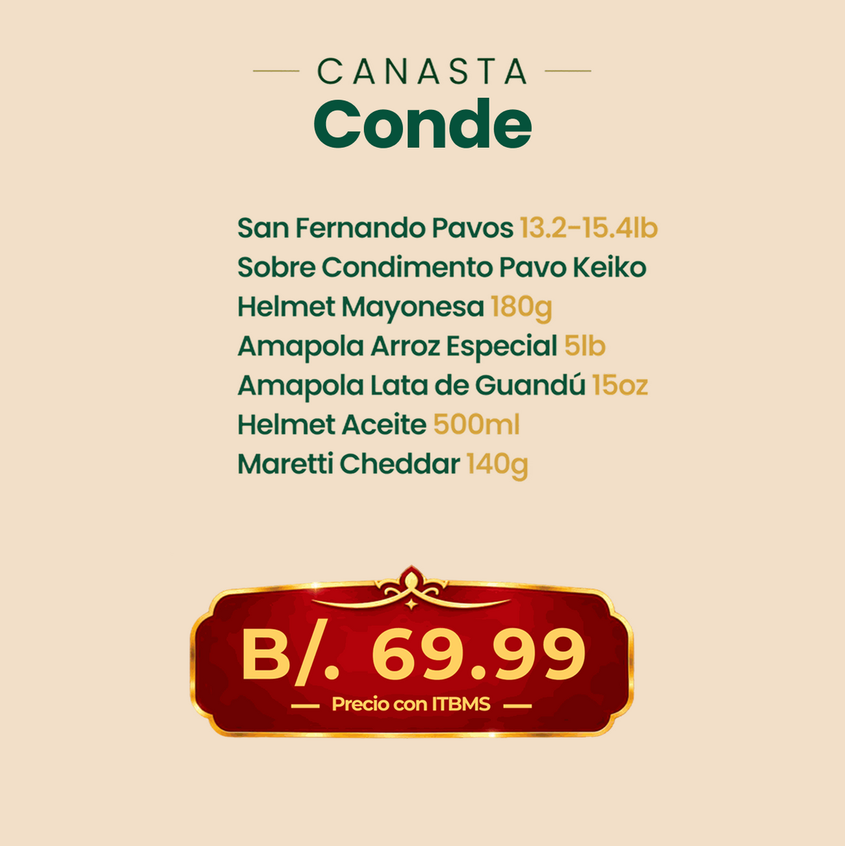 Canasta Navideña Conde