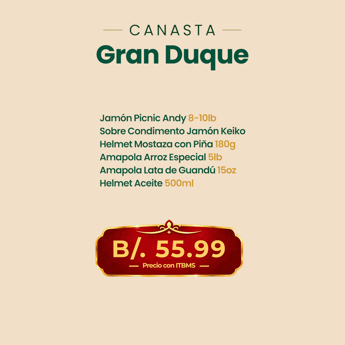 Canasta Navideña Gran Duque