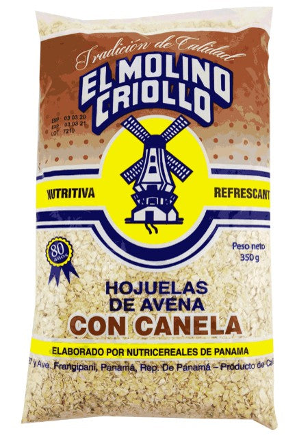 Molino Criollo Cereal Caliente Hojuela con Canela 350 GR