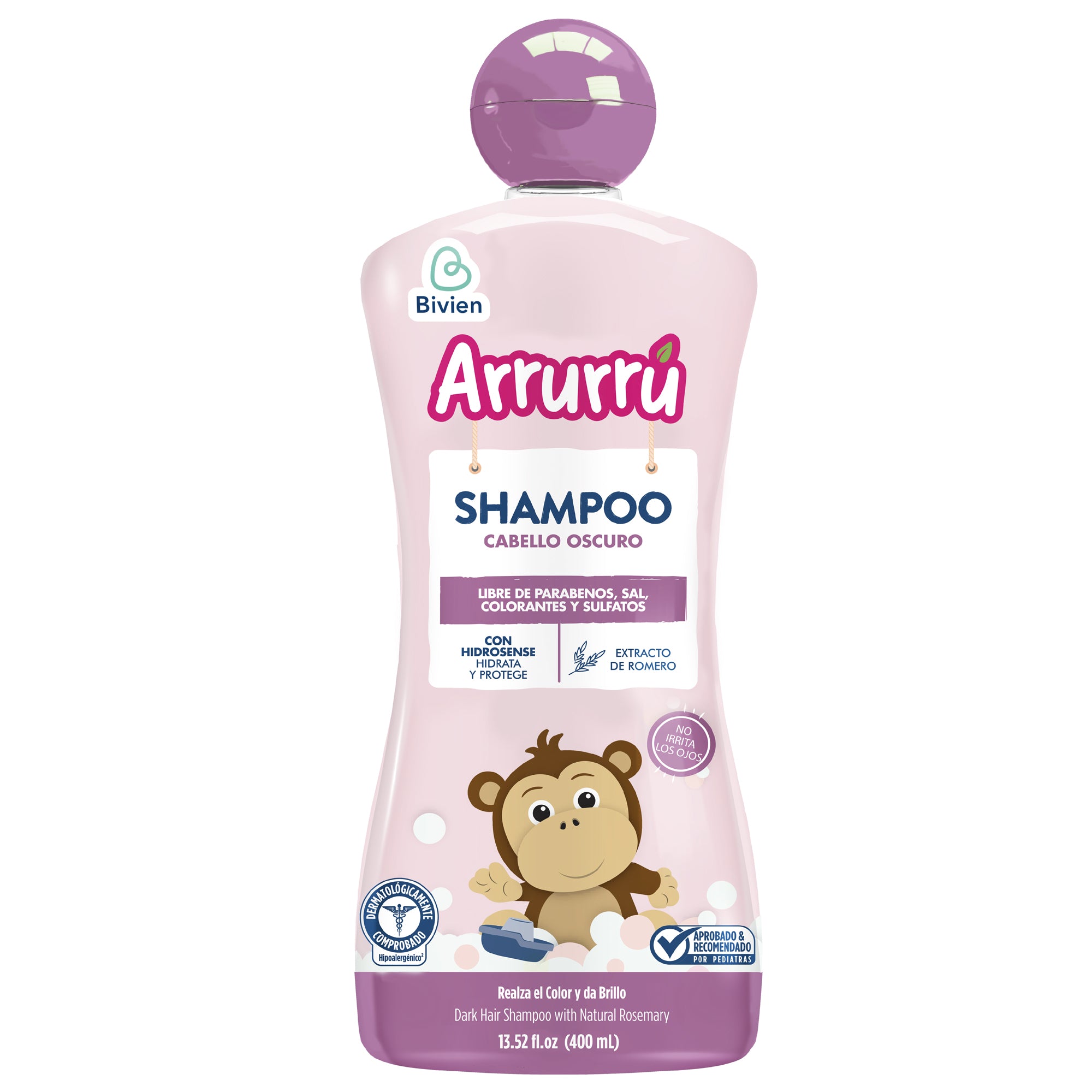 Arrurrú Shampoo Cabello Oscuro 400 Ml