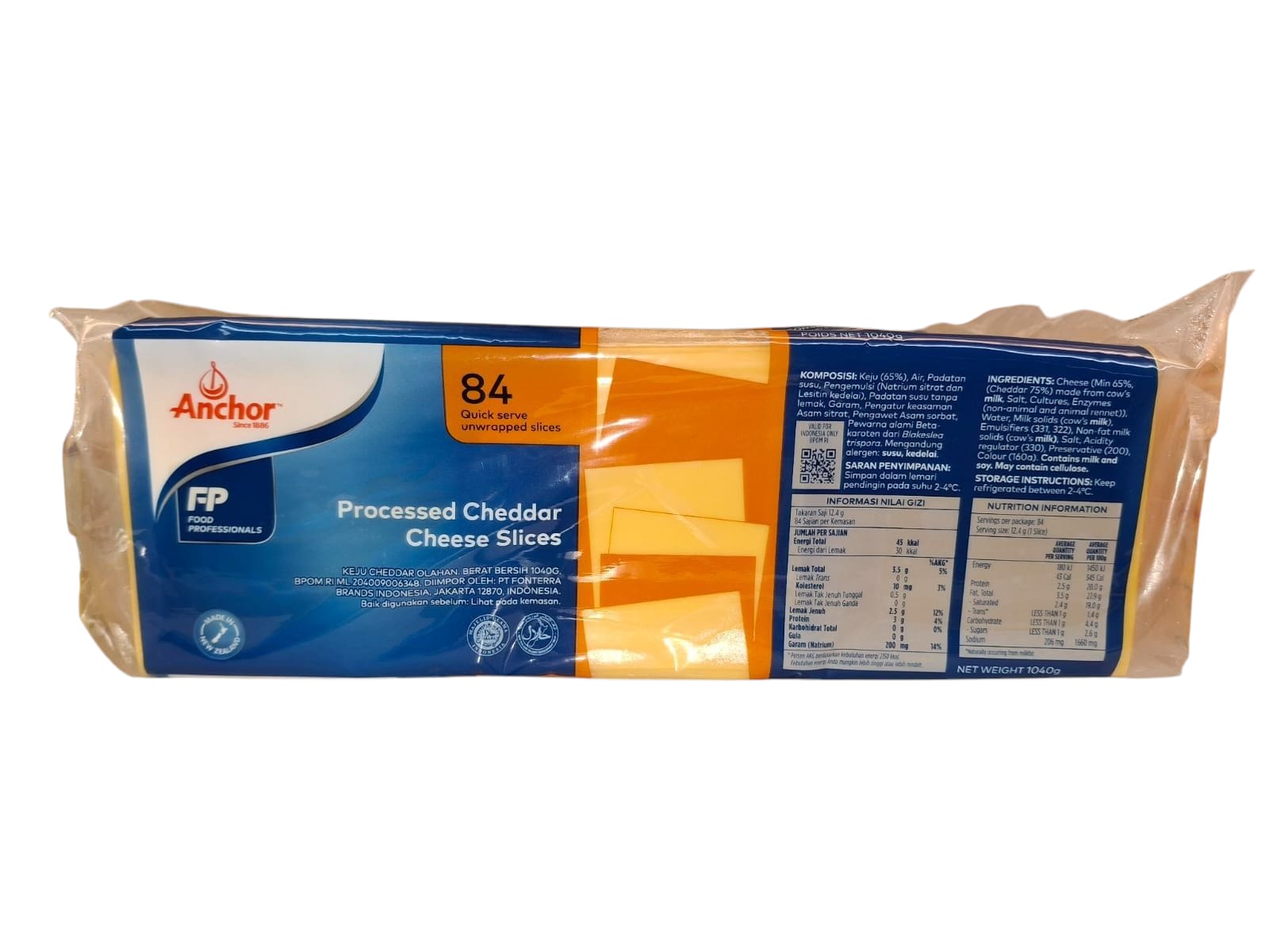 Anchor Queso Cheddar 84 Rebanadas
