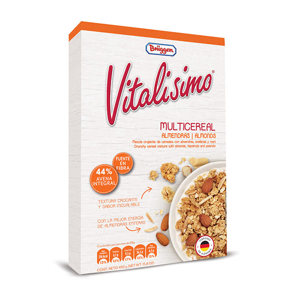 Vitalisimo Cereal Frío Con Almendra 450 gr