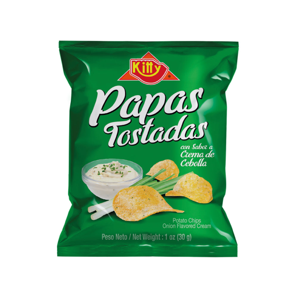 Kitty Papas Tostadas Crema Cebolla 30 gr