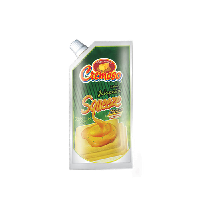 Cremoso Queso Squeeze Jalapeño 200 gr