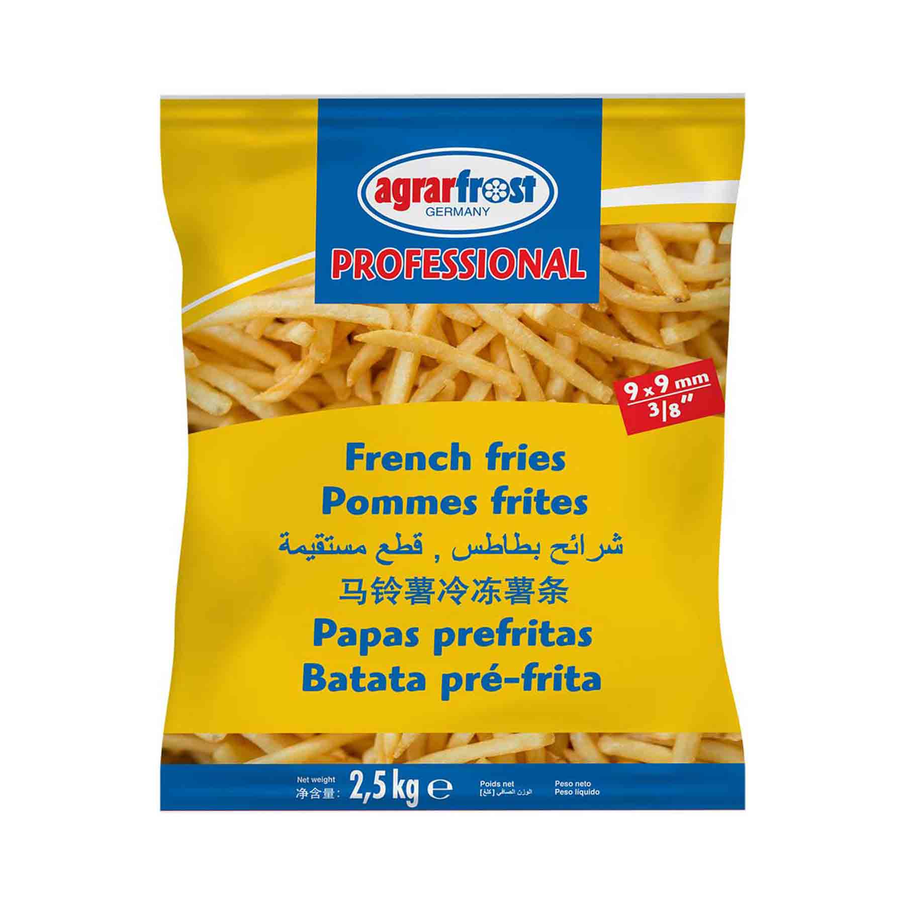 Agrarfrost Papas Fritas 2.5 kg