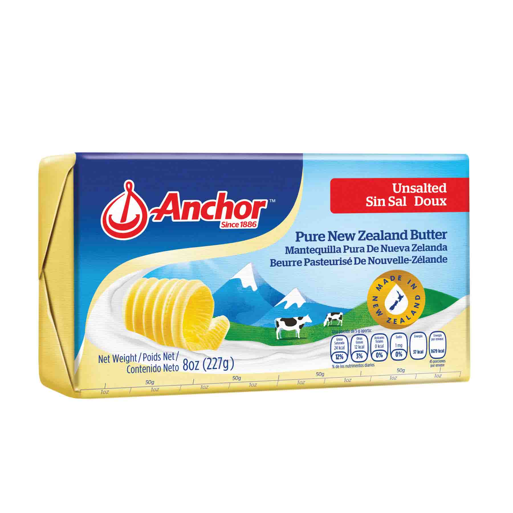 Anchor Mantequilla Sin Sal 454 gr