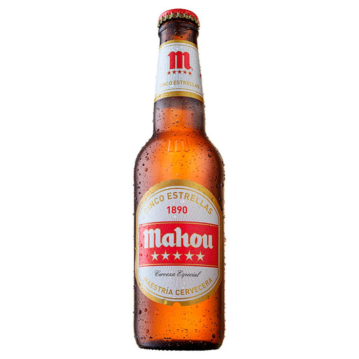 Mahou 5 Estrellas Cerveza 5.5% vol. Alc Lager 330 ml