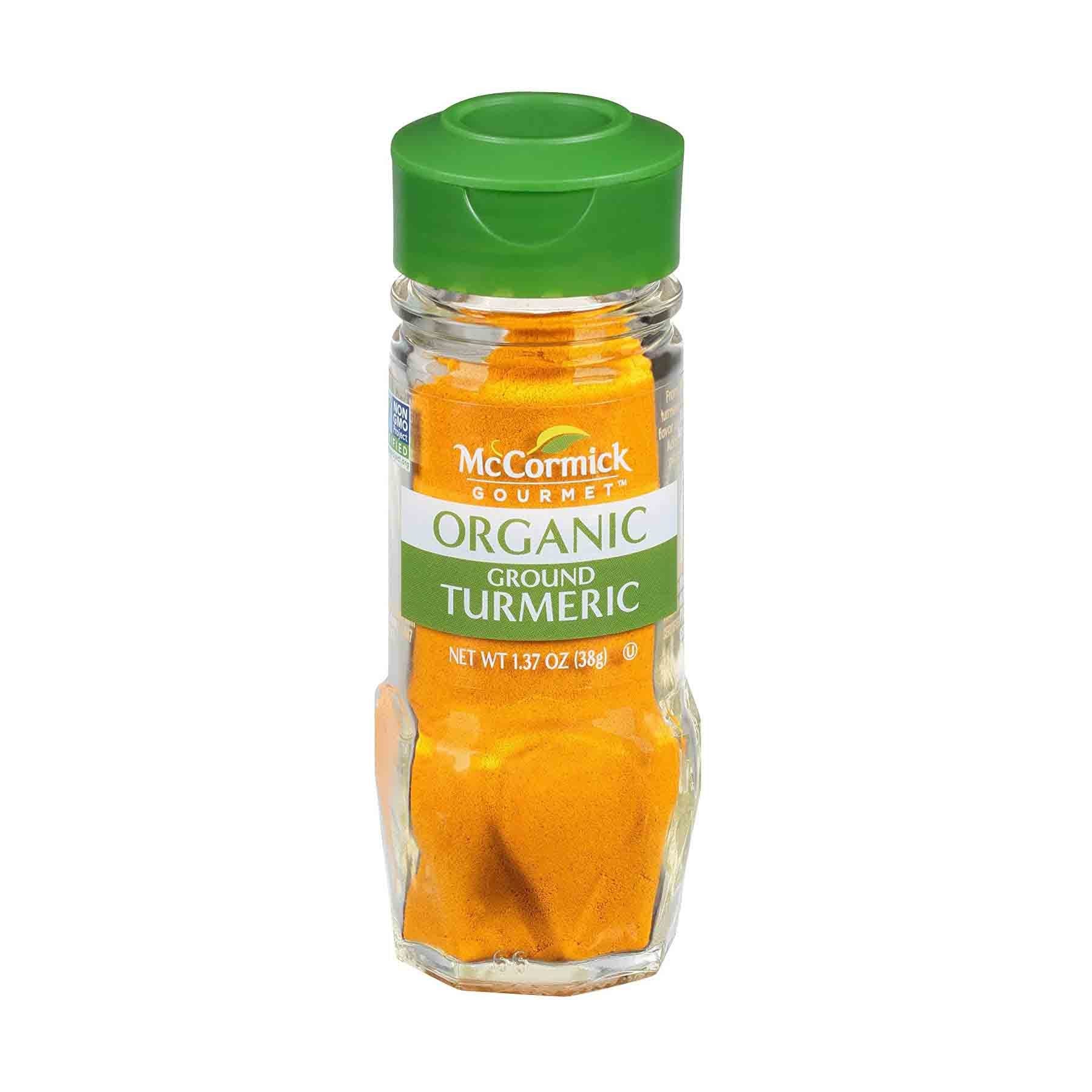 McCormick Gourmet Organic Turmeric ground 1.37 onzas