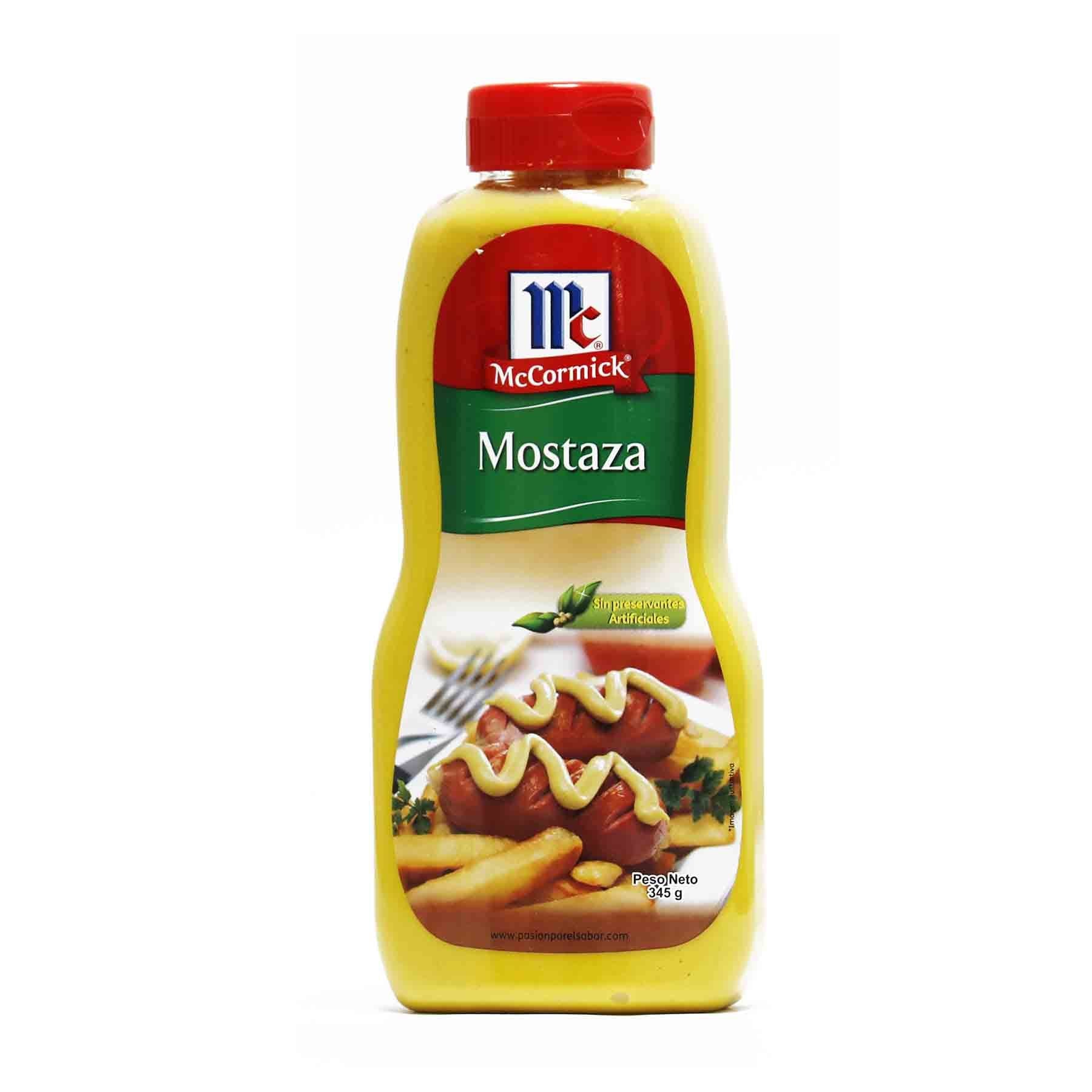 McCormick Mostaza Squeeze 335 ml