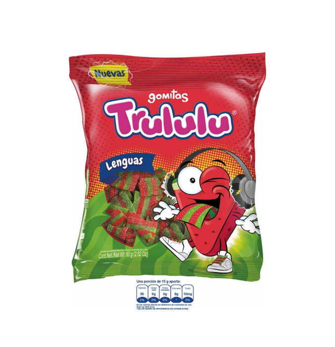 Trululu Lengua De Sandía Gomitas 80 gr