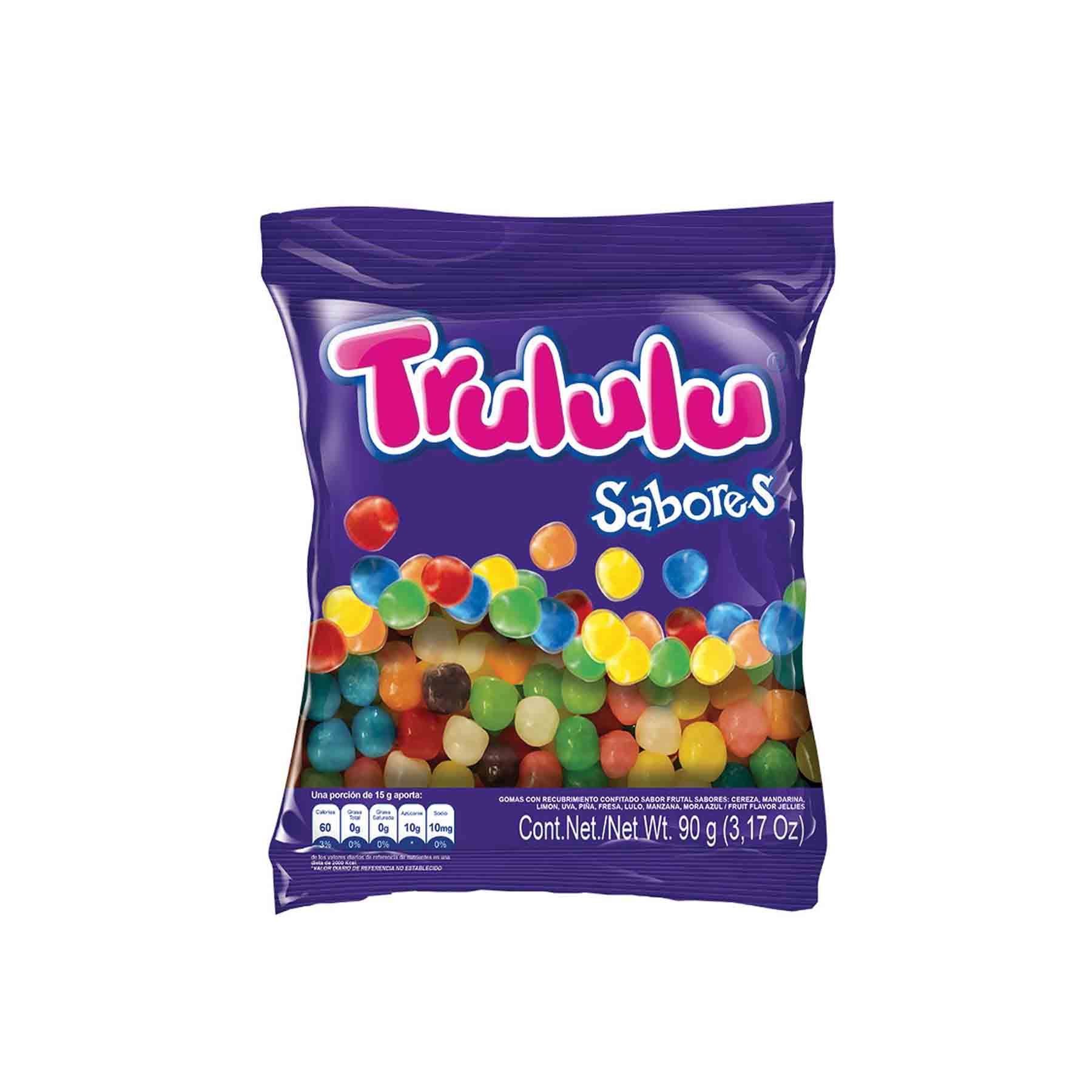 Trululu Sabores Gomitas 90 gr