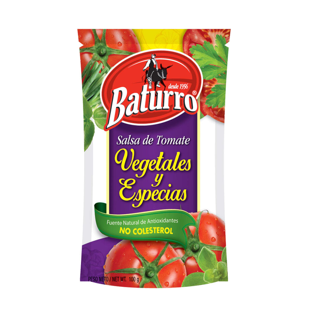 Baturro Salsa Vegetales y Especias 100 Gr