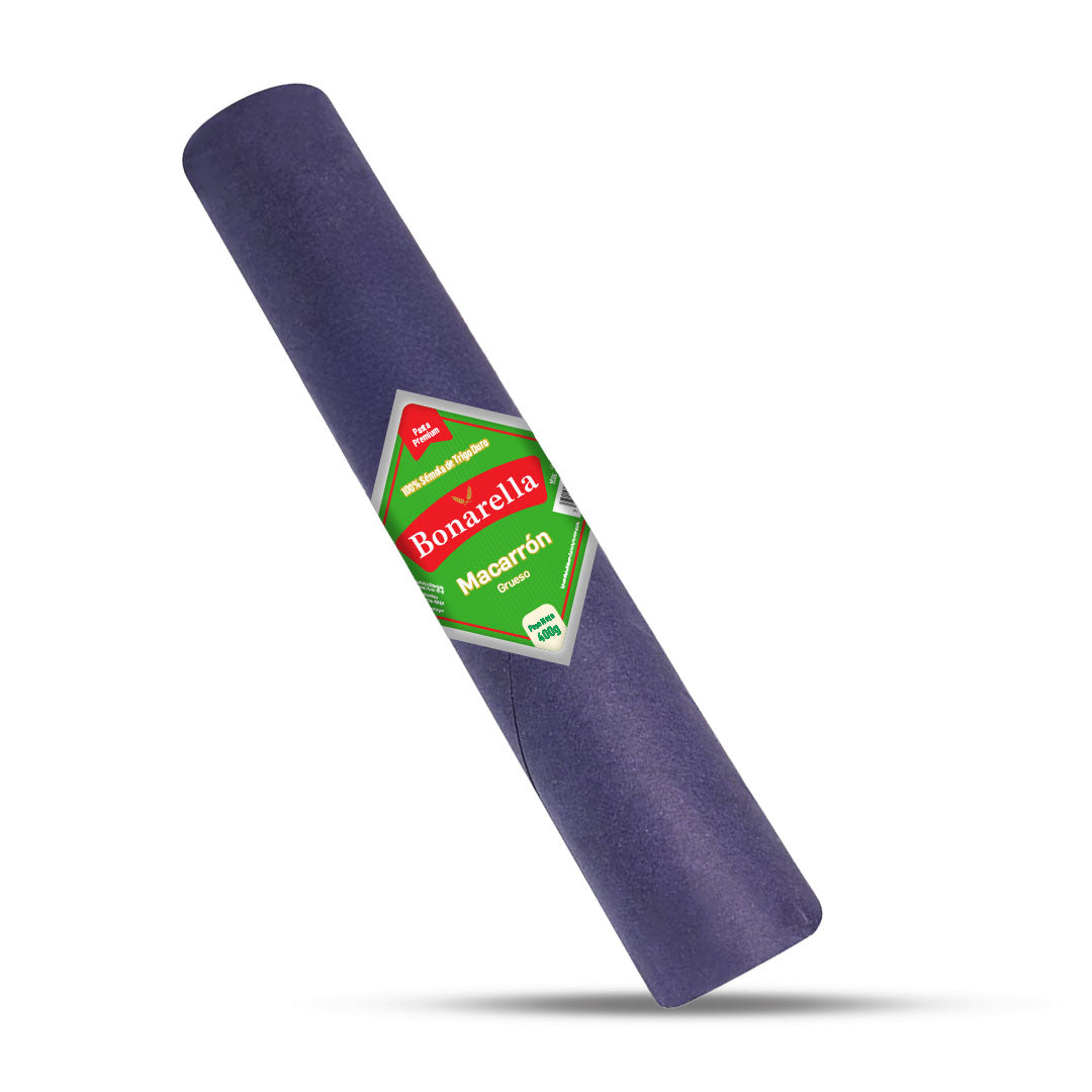 Macarron Bonarella Papel Azul 400 Gr