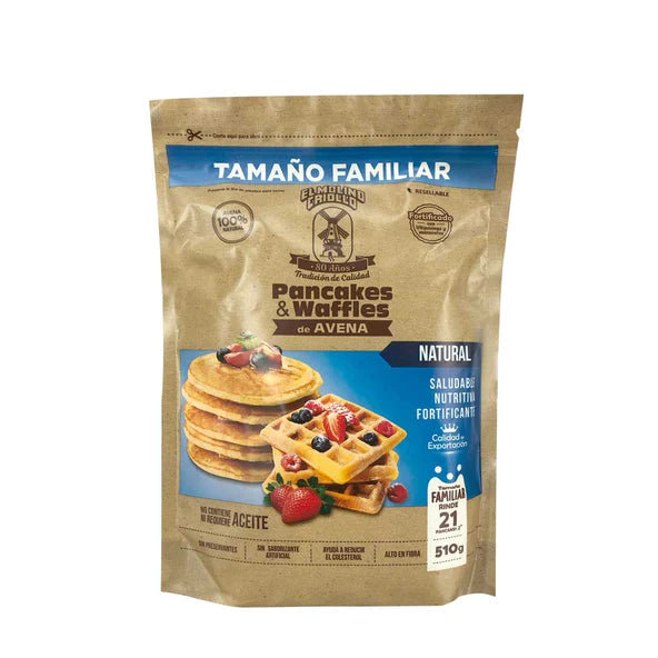 Pancake & Waffle Avena Natural 510 gr