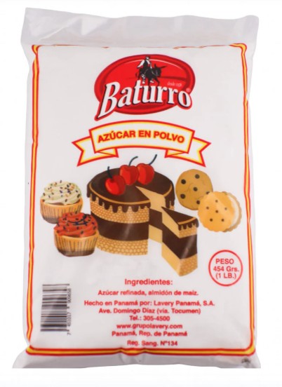 Baturro Azucar Pulverizada 1 LB