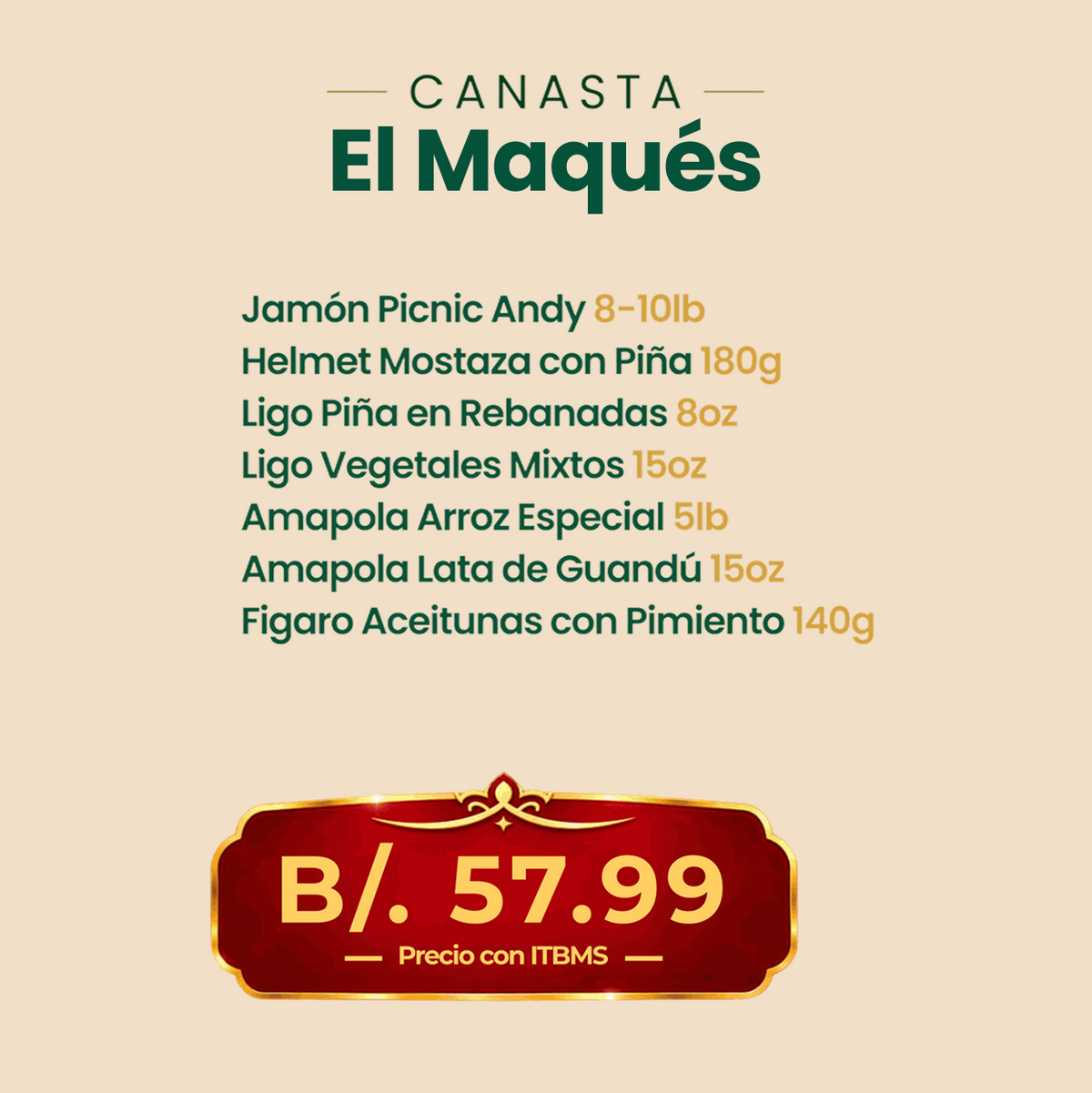 Canasta Navideña El Marqués