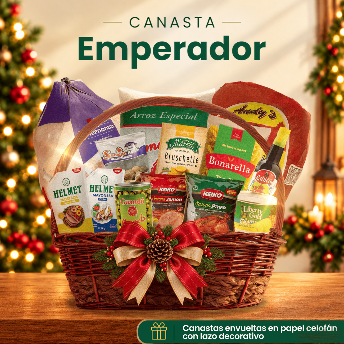Canasta Navideña Emperador