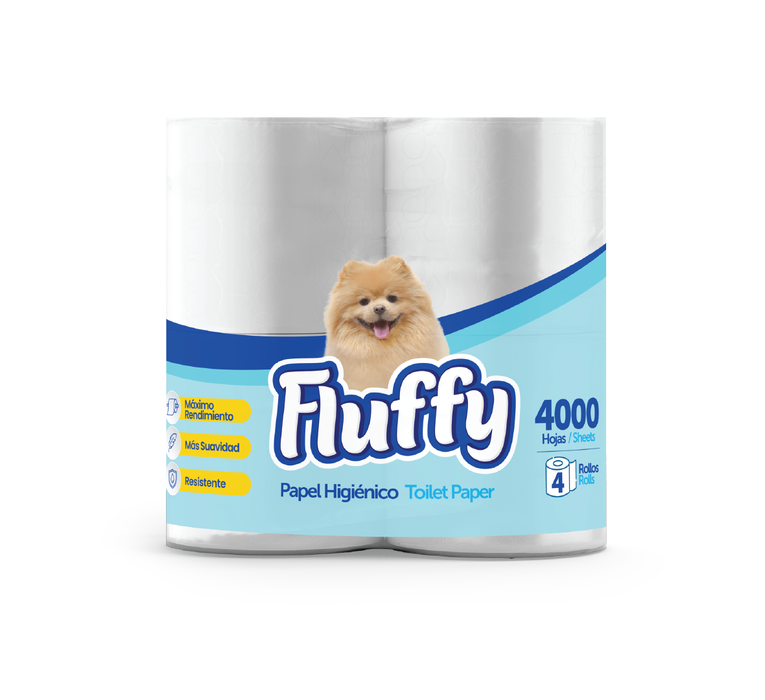 Fluffy Mil Hojas 4 rollos