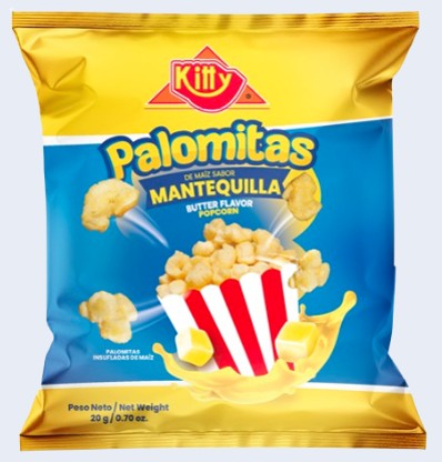 KITTY PALOMITA DE MAÍZ SABOR MANTEQUILLA 20gr