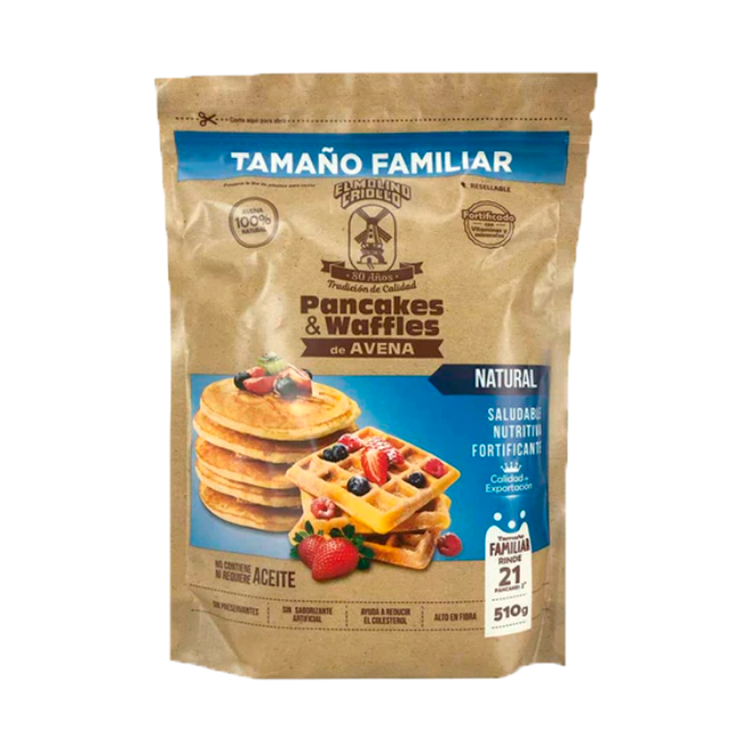 Pancake & Waffle Avena Natural 170 gr