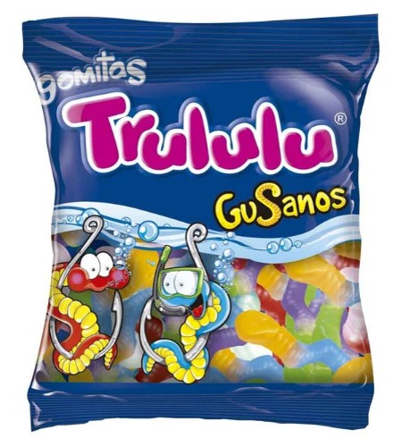 Trululu Gusanos Acidos 8bx12 - 90 gr