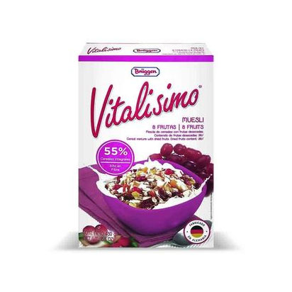 Vitalisimo Cereal Frío Muesli 8 Frutas 450 gr