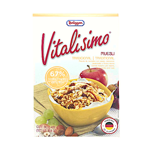 Vitalisimo Cereal Frío Muesli Tradicional 450 gr