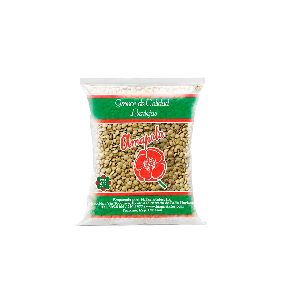 AMAPOLA LENTEJAS 1/2 lb - 227g