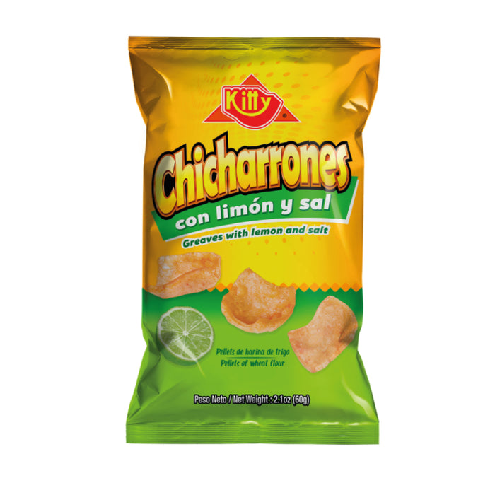 Kitty Chicharron Con Limon 60 gr