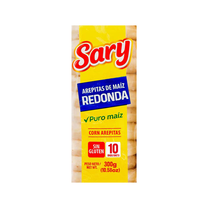 Sary Arepas de Maíz Blanco - Snack pack 300 gr