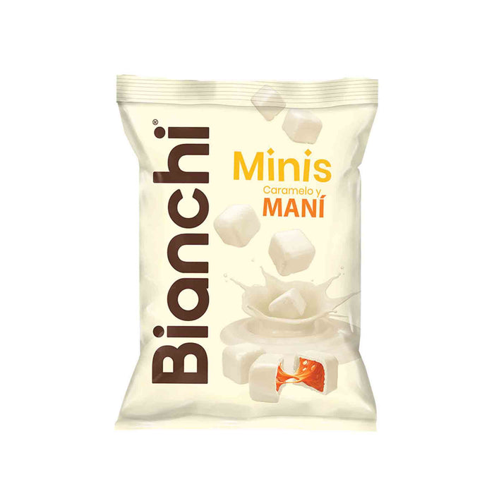 Bianchi Mini Chocolate Blanco Con Maní 65 gr