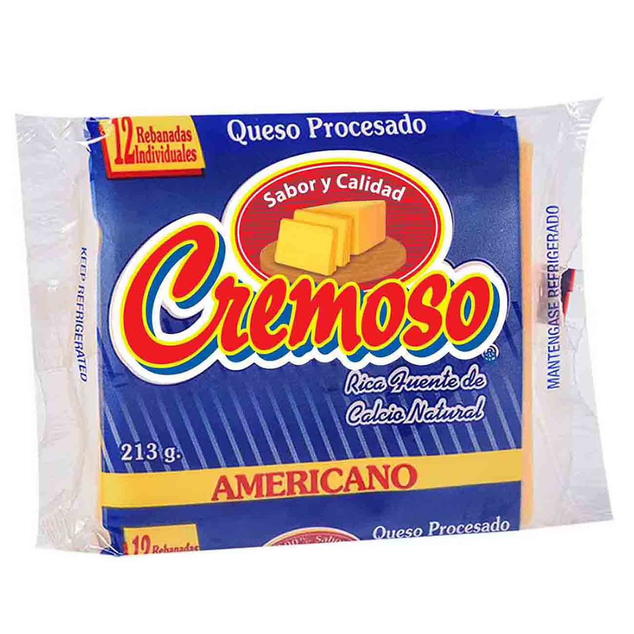 Cremoso Amarillo 12 Rebanadas 8 Oz