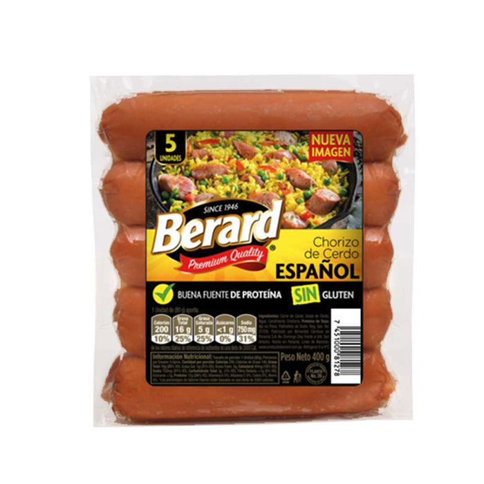 Chorizo Espanol Berard 400 gr