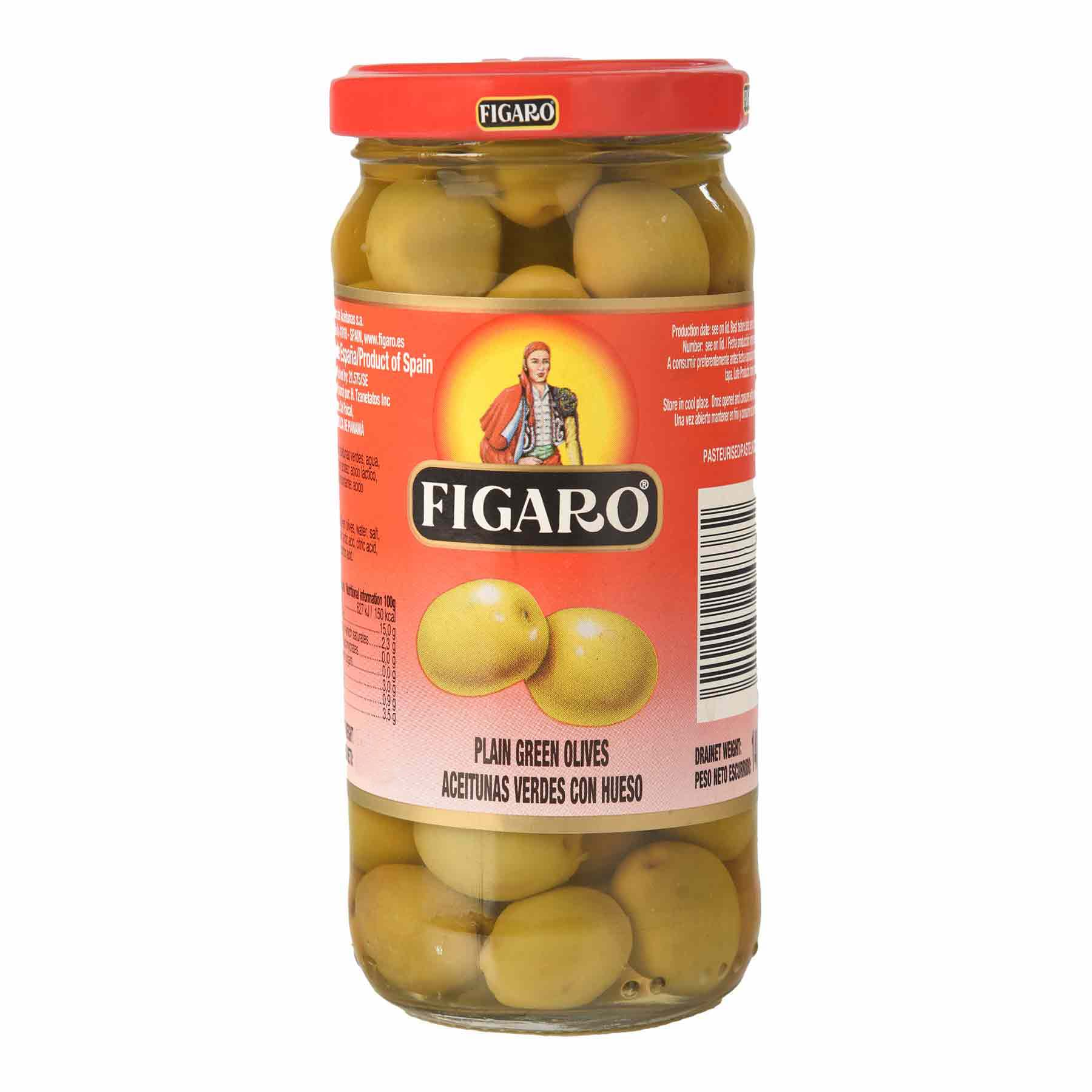 Figaro Aceitunas Con Semilla 270 gr