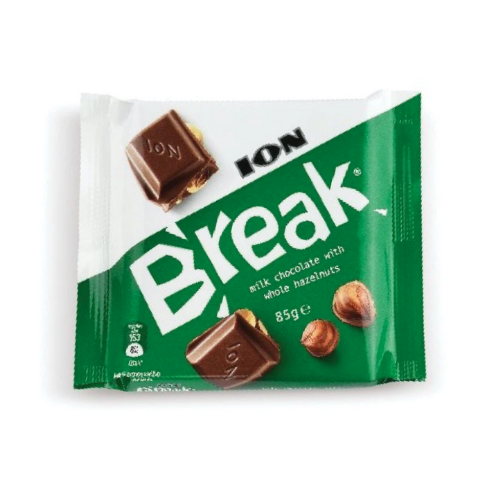 Ion Break Chocolate De Leche Con Avellanas 85 gr