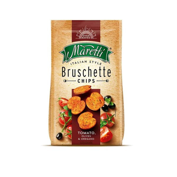 Maretti Chips Tomato Olives & Oregano 50 gr