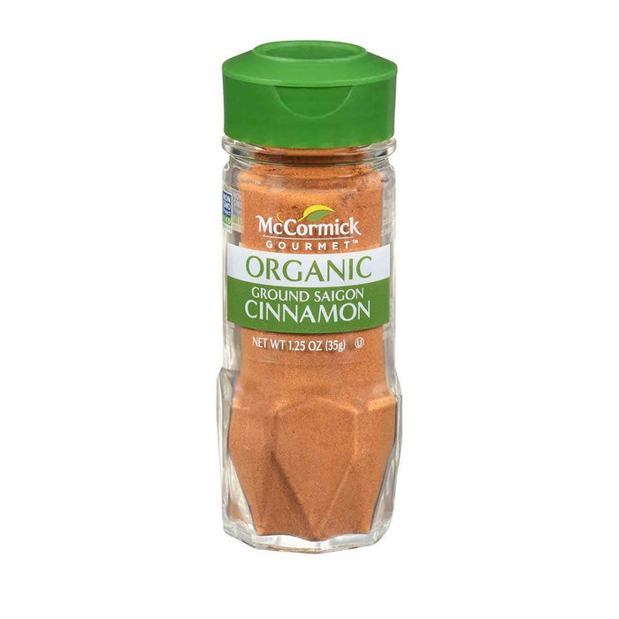 McCormick Gourmet Organic Cinnamon ground 1.25 onzas
