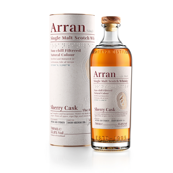 The Arran Single Malt Sherry Cask Whisky + GRATIS Robert Burns Blended